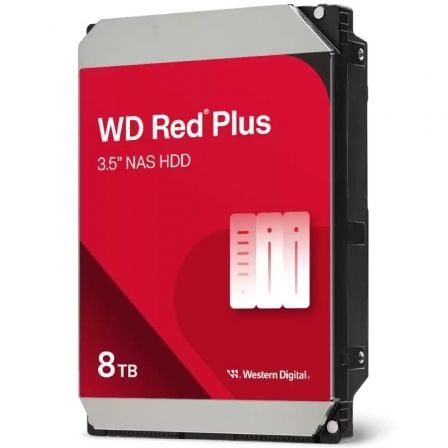 Disco Duro Western Digital WD Red Plus NAS 8TB/ 3.5'/ SATA III/ 256MB Disco Duro Western Digital WD Red Plus NAS 8TB/ 3.5'/ SATA III/ 256MB