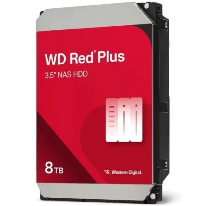 Disco Duro Western Digital WD Red Plus NAS 8TB/ 3.5'/ SATA III/ 256MB Disco Duro Western Digital WD Red Plus NAS 8TB/ 3.5'/ SATA III/ 256MB