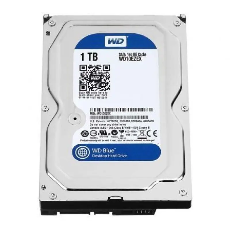 Disco Duro Western Digital Caviar Blue 1TB/ 3.5'/ SATA III/ 64MB Disco Duro Western Digital Caviar Blue 1TB/ 3.5'/ SATA III/ 64MB