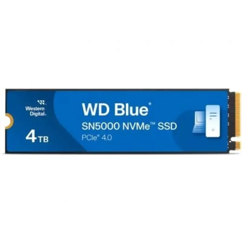 Disco SSD Western Digital WD Blue SN5000 4TB/ M.2 2280 PCIe Disco SSD Western Digital WD Blue SN5000 4TB/ M.2 2280 PCIe