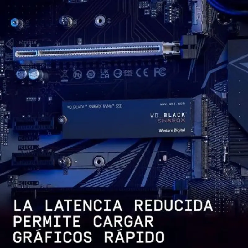 Disco SSD Western Digital WD Black SN850X 4TB/ M.2 2280 PCIe 4.0/ Full Capacity Disco SSD Western Digital WD Black SN850X 4TB/ M.2 2280 PCIe 4.0/ Full Capacity