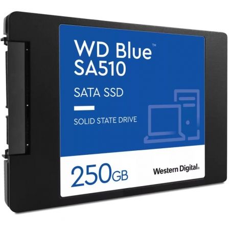 Disco SSD Western Digital WD Blue SA510 250GB/ SATA III Disco SSD Western Digital WD Blue SA510 250GB/ SATA III