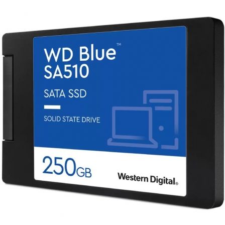 Disco SSD Western Digital WD Blue SA510 250GB/ SATA III Disco SSD Western Digital WD Blue SA510 250GB/ SATA III
