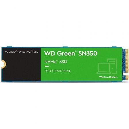 Disco SSD Western Digital WD Green SN350 1TB/ M.2 2280 PCIe/ Disco SSD Western Digital WD Green SN350 1TB/ M.2 2280 PCIe/