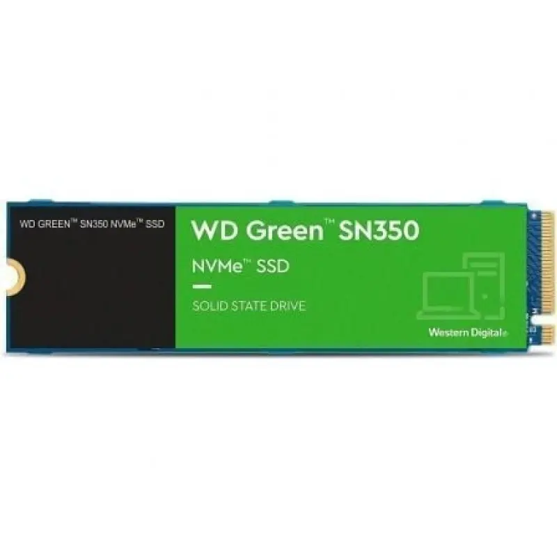 Disco SSD Western Digital WD Green SN350 2TB/ M.2 2280 PCIe/ Full Capacity Disco SSD Western Digital WD Green SN350 2TB/ M.2 2280 PCIe/ Full Capacity