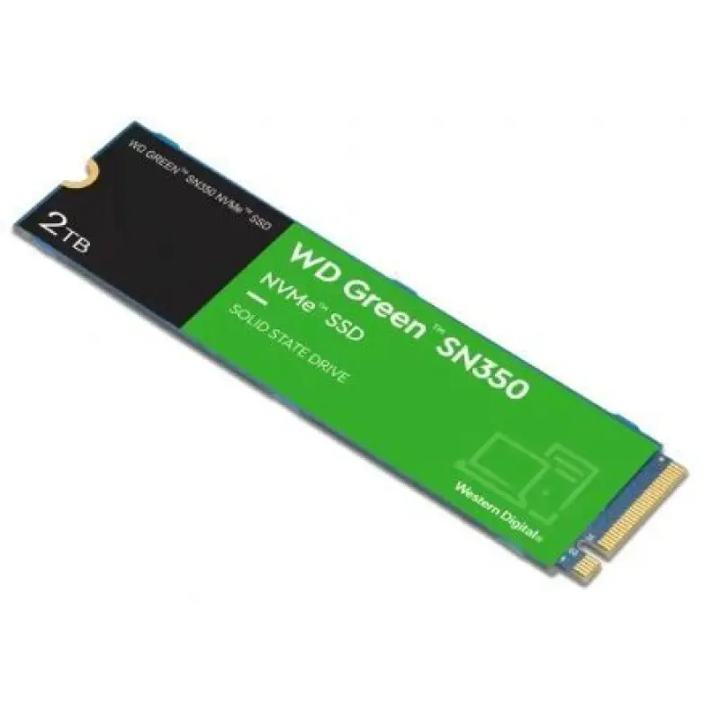 Disco SSD Western Digital WD Green SN350 2TB/ M.2 2280 PCIe/ Full Capacity Disco SSD Western Digital WD Green SN350 2TB/ M.2 2280 PCIe/ Full Capacity