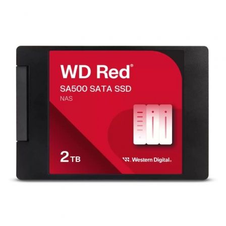 Disco SSD Western Digital WD Red SA500 NAS 2TB/ SATA III Disco SSD Western Digital WD Red SA500 NAS 2TB/ SATA III