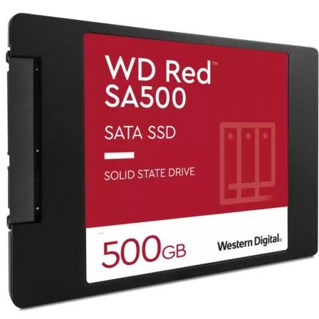 Disco SSD Western Digital WD Red SA500 NAS 500GB/ SATA III Disco SSD Western Digital WD Red SA500 NAS 500GB/ SATA III
