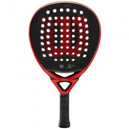 Pala de Pádel Wilson Bela LT/ Roja y Negra