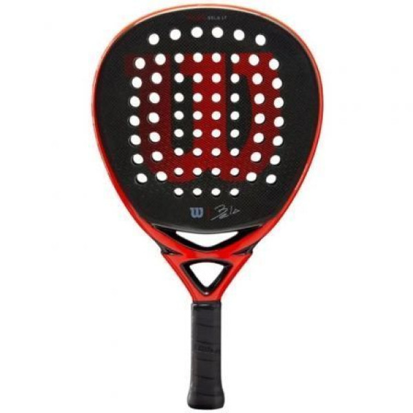 Pala de Pádel Wilson Bela LT/ Roja y Negra