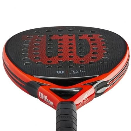 Pala de Pádel Wilson Bela LT/ Roja y Negra Pala de Pádel Wilson Bela LT/ Roja y Negra