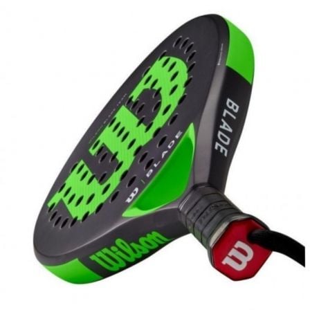 Pala de Pádel Wilson Blade Team V2/ Negro y Verde Pala de Pádel Wilson Blade Team V2/ Negro y Verde