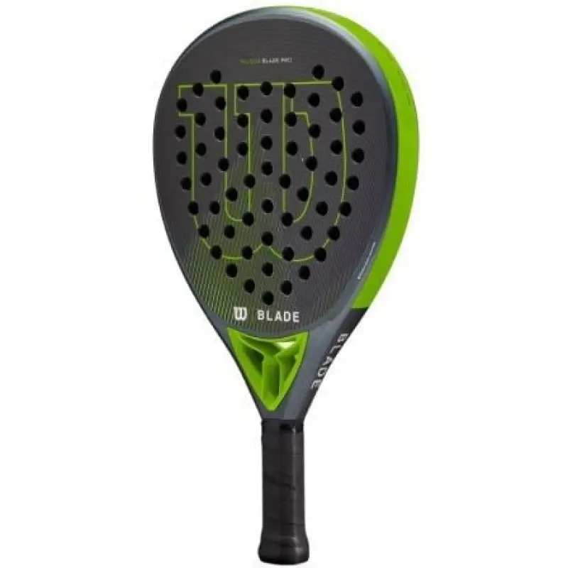 Pala de Pádel Wilson Blade Pro V2/ Negra y Verde Pala de Pádel Wilson Blade Pro V2/ Negra y Verde