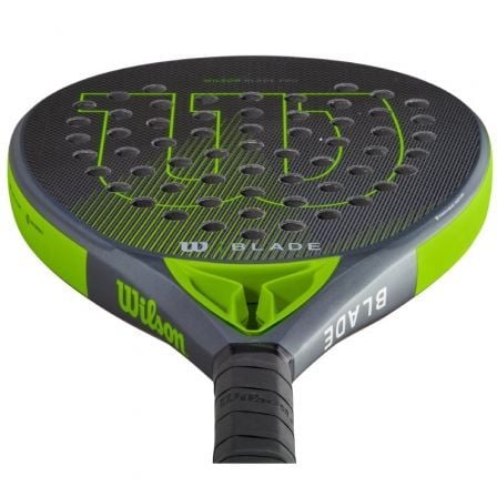 Pala de Pádel Wilson Blade Pro V2/ Negra y Verde Pala de Pádel Wilson Blade Pro V2/ Negra y Verde