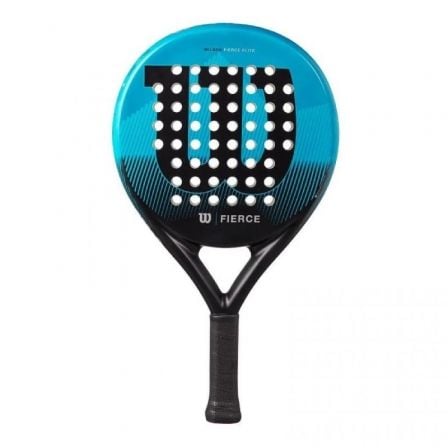 Pala de Pádel Wilson Fierce Elite 2/ Azul y Negro Pala de Pádel Wilson Fierce Elite 2/ Azul y Negro