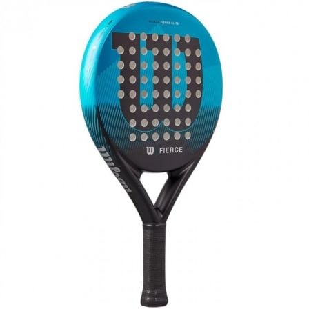 Pala de Pádel Wilson Fierce Elite 2/ Azul y Negro Pala de Pádel Wilson Fierce Elite 2/ Azul y Negro