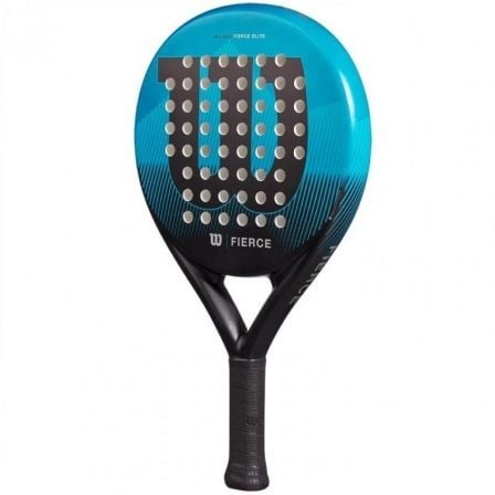 Pala de Pádel Wilson Fierce Elite 2/ Azul y Negro Pala de Pádel Wilson Fierce Elite 2/ Azul y Negro