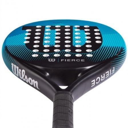 Pala de Pádel Wilson Fierce Elite 2/ Azul y Negro Pala de Pádel Wilson Fierce Elite 2/ Azul y Negro