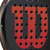Pala de Pádel Wilson Pro Staff Team V2/ Negra y Roja Pala de Pádel Wilson Pro Staff Team V2/ Negra y Roja