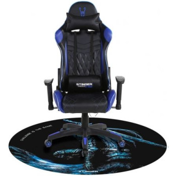 Alfombra Gaming Woxter Stinger Floorpad/ Azul Alfombra Gaming Woxter Stinger Floorpad/ Azul
