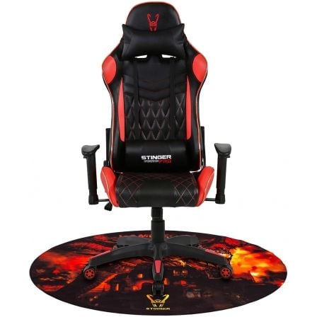 Alfombra Gaming Woxter Stinger Floorpad/ Roja Alfombra Gaming Woxter Stinger Floorpad/ Roja