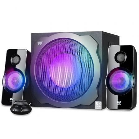 Altavoces Woxter Big Bass 260 RGB/ 150W/ 2.1 Altavoces Woxter Big Bass 260 RGB/ 150W/ 2.1