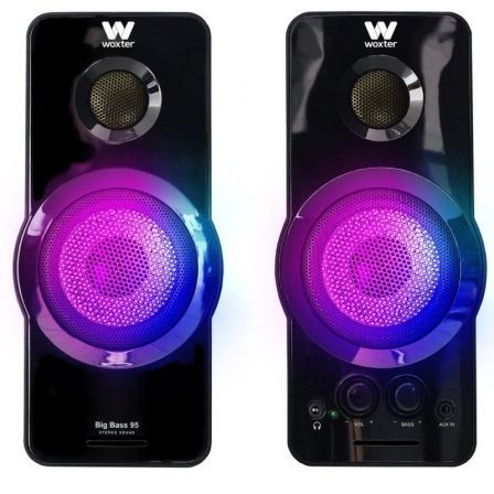 Altavoces Woxter Big Bass 95 RGB/ 20W/ 2.0 Altavoces Woxter Big Bass 95 RGB/ 20W/ 2.0
