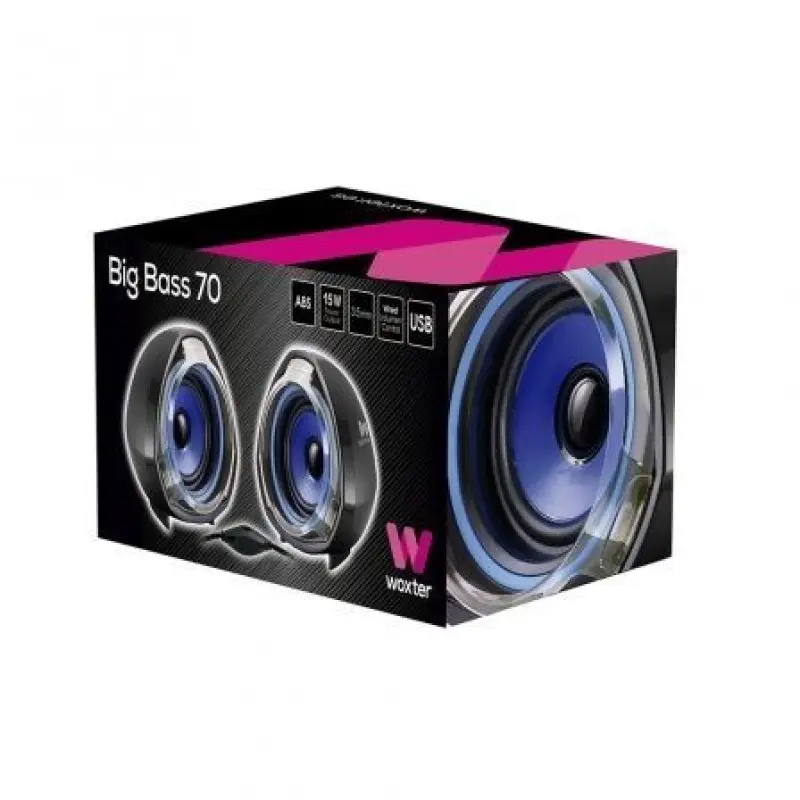 Altavoces Woxter Big Bass 70/ 15W/ 2.0/ Azules Altavoces Woxter Big Bass 70/ 15W/ 2.0/ Azules