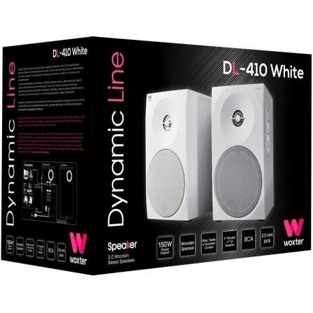 Altavoces Woxter Dynamic Line DL-410/ 150W/ 2.0/ Blanco Altavoces Woxter Dynamic Line DL-410/ 150W/ 2.0/ Blanco