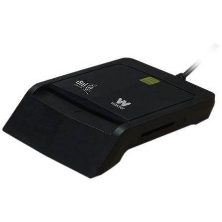 Lector de DNI y Tarjetas Woxter Combo PE26-025/ Negro Lector de DNI y Tarjetas Woxter Combo PE26-025/ Negro