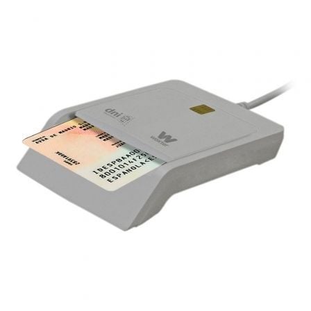 Lector de DNI y Tarjetas Woxter PE26-144/ Blanco Lector de DNI y Tarjetas Woxter PE26-144/ Blanco