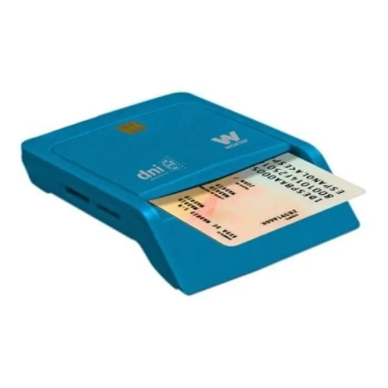 Lector de DNI y Tarjetas Woxter Combo PE26-146/ Azul/ USB 2.0 Lector de DNI y Tarjetas Woxter Combo PE26-146/ Azul/ USB 2.0