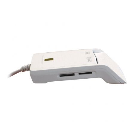 Lector de DNI y Tarjetas Woxter PE26-147/ Blanco/ USB 2.0 Lector de DNI y Tarjetas Woxter PE26-147/ Blanco/ USB 2.0