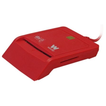 Lector de DNI y Tarjetas Woxter Combo PE26-148/ Rojo/ USB 2.0 Lector de DNI y Tarjetas Woxter Combo PE26-148/ Rojo/ USB 2.0