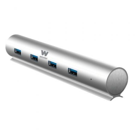 Hub USB 3.0 con Alimentación Externa Woxter HUB 73 PE26-142/ 7xUSB/ Gris Hub USB 3.0 con Alimentación Externa Woxter HUB 73 PE26-142/ 7xUSB/ Gris