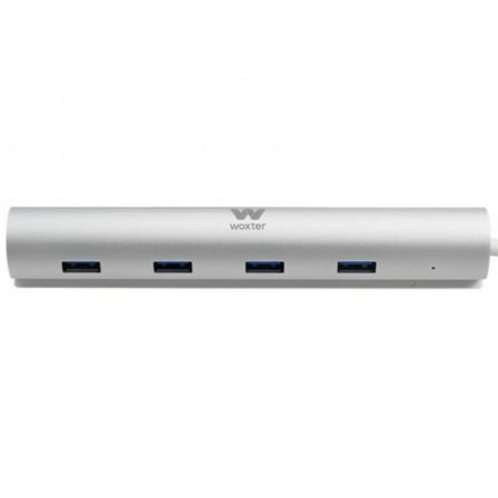 Hub USB 3.0 con Alimentación Externa Woxter HUB 73 PE26-142/ 7xUSB/ Gris Hub USB 3.0 con Alimentación Externa Woxter HUB 73 PE26-142/ 7xUSB/ Gris