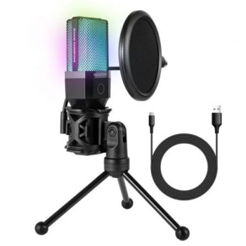 Micrófono Woxter Mic Studio 65 RGB/ USB 2.0 Micrófono Woxter Mic Studio 65 RGB/ USB 2.0