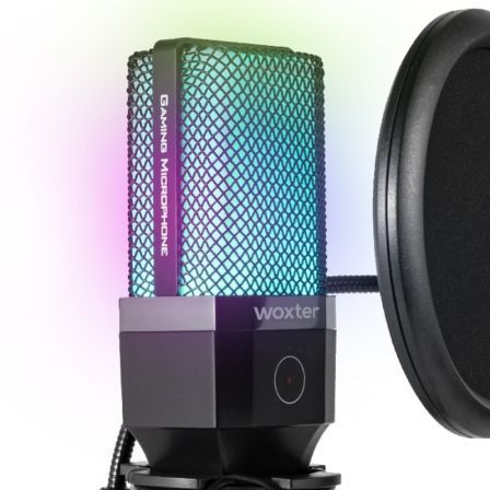 Micrófono Woxter Mic Studio 65 RGB/ USB 2.0 Micrófono Woxter Mic Studio 65 RGB/ USB 2.0