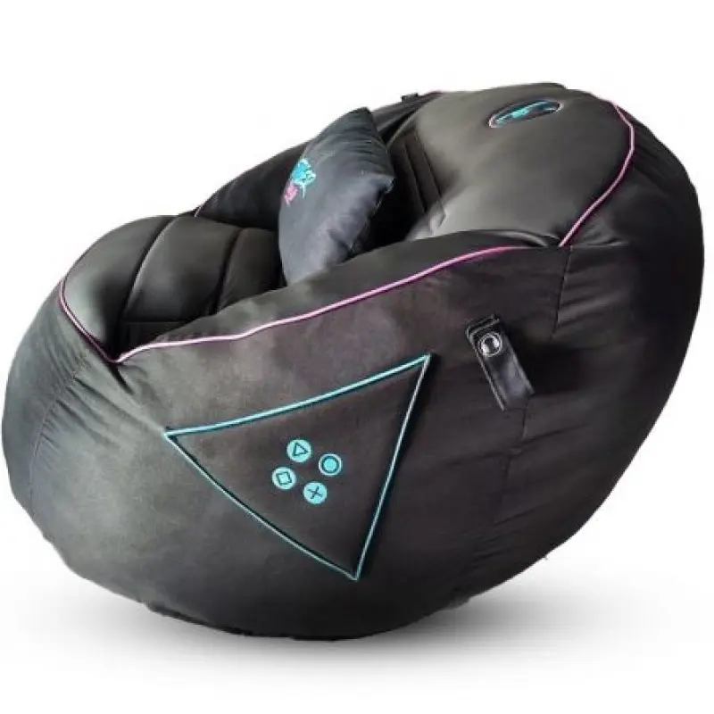 Puff Woxter Stinger Gaming/ con relleno/ Azul y Negro Puff Woxter Stinger Gaming/ con relleno/ Azul y Negro