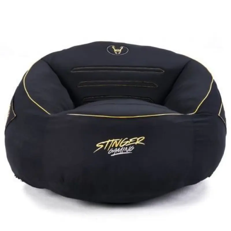 Puff Woxter Stinger Gaming/ con relleno/ Negro y Dorado Puff Woxter Stinger Gaming/ con relleno/ Negro y Dorado