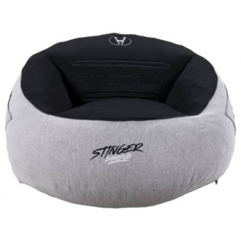 Puff Woxter Stinger Gaming/ con relleno/ Gris y Negro Puff Woxter Stinger Gaming/ con relleno/ Gris y Negro
