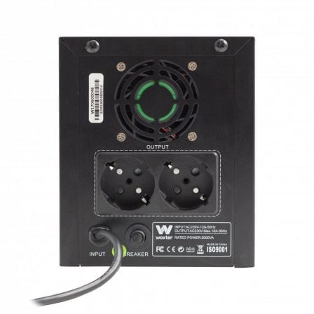 SAI Línea Interactiva Woxter UPS 650 VA/ 650VA-360W/ 2 Salidas/ Formato Torre SAI Línea Interactiva Woxter UPS 650 VA/ 650VA-360W/ 2 Salidas/ Formato Torre