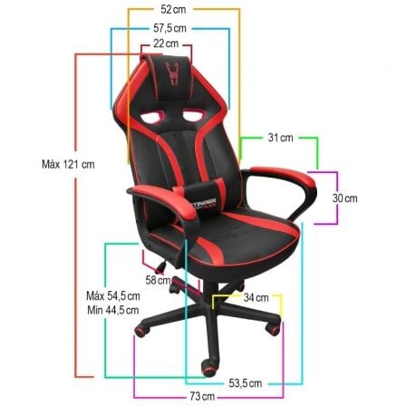 Silla Gaming Woxter Stinger Station Alien/ Roja Silla Gaming Woxter Stinger Station Alien/ Roja