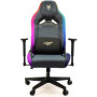 Silla Gaming Woxter Stinger Station Elite/ Luces LED/ Dorada y Plata
