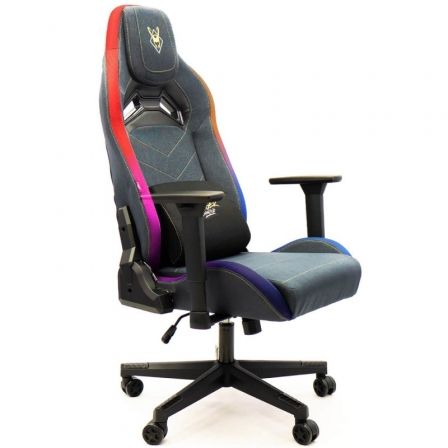 Silla Gaming Woxter Stinger Station Elite/ Luces LED/ Dorada y Plata Silla Gaming Woxter Stinger Station Elite/ Luces LED/ Dorada y Plata