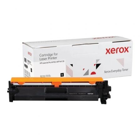 Tóner compatible Xerox 006R03637 compatible con HP CF217A/ 1600 páginas/ Negro Tóner compatible Xerox 006R03637 compatible con HP CF217A/ 1600 páginas/ Negro