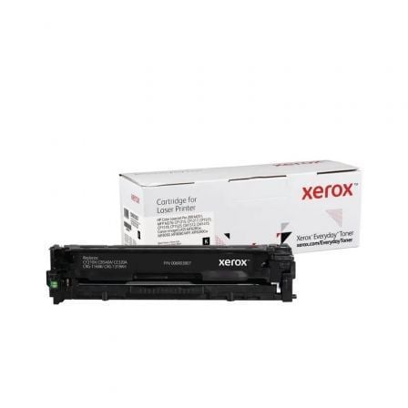Tóner compatible Xerox 006R03807 compatible con HP CF210X/CB540A/CE320A/CRG-116BK/CRG-131BKH/ 2400 páginas/ Negro Tóner compatible Xerox 006R03807 compatible con HP CF210X/CB540A/CE320A/CRG-116BK/CRG-131BKH/ 2400 páginas/ Negro