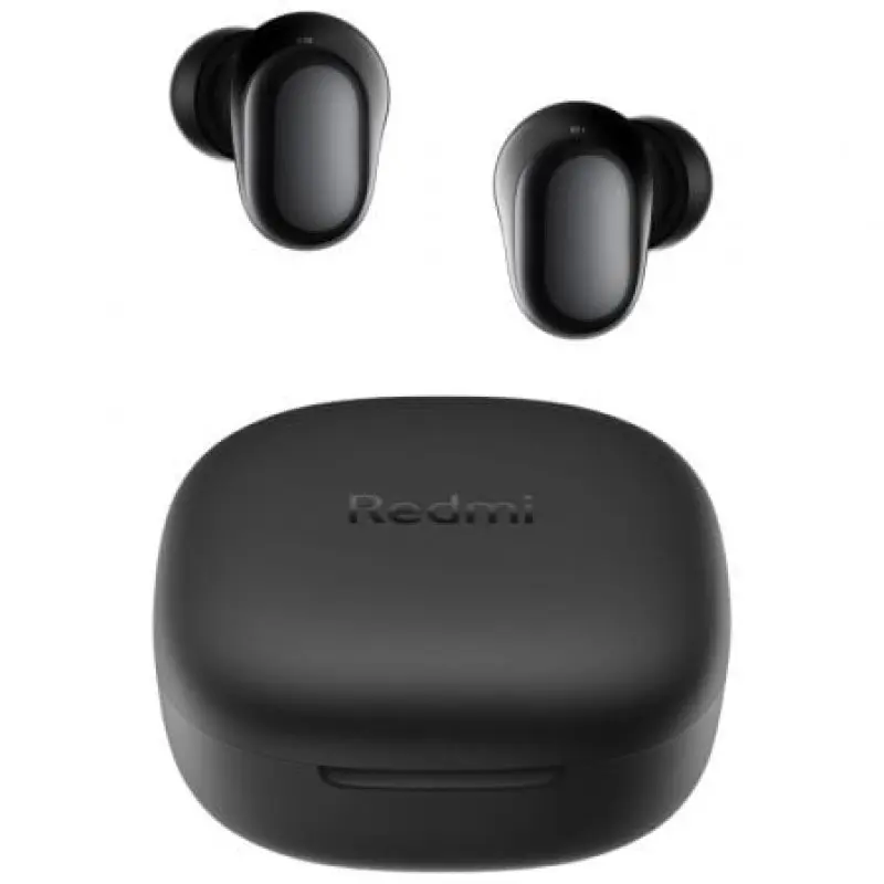 Auriculares Bluetooth Xiaomi Redmi Buds 6 Play con estuche de carga/ Autonomía 7h/ Negros Auriculares Bluetooth Xiaomi Redmi Buds 6 Play con estuche de carga/ Autonomía 7h/ Negros