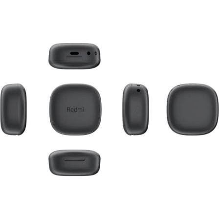 Auriculares Bluetooth Xiaomi Redmi Buds 6 Play con estuche de carga/ Autonomía 7h/ Negros Auriculares Bluetooth Xiaomi Redmi Buds 6 Play con estuche de carga/ Autonomía 7h/ Negros