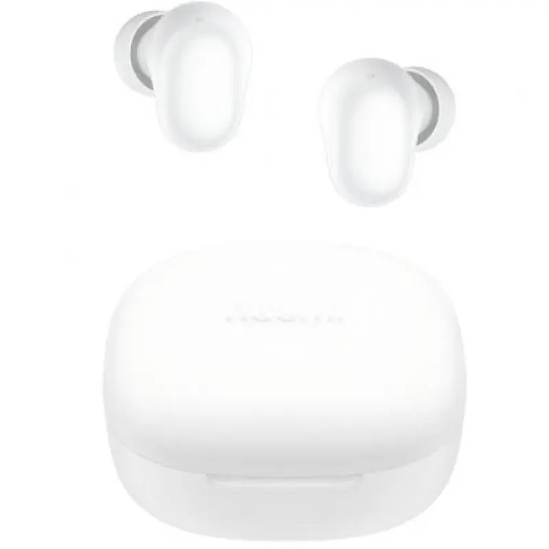 Auriculares Bluetooth Xiaomi Redmi Buds 6 Play con estuche de carga/ Autonomía 7h/ Blancos Auriculares Bluetooth Xiaomi Redmi Buds 6 Play con estuche de carga/ Autonomía 7h/ Blancos